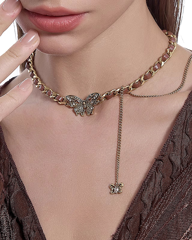 Nostalgia Butterfly Necklace – 宵