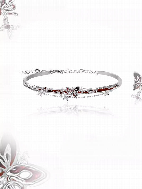 Butterfly Dance Red Bracelet