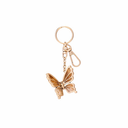 Three Dimensional Butterfly Keychain