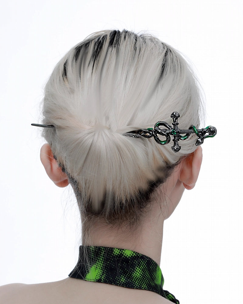 Slytherin Snake Sword Hairpin