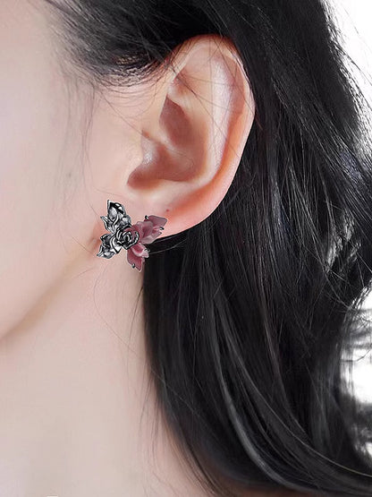 Butterfly Dance Flower Earrings