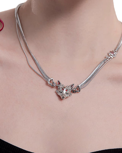 Dream Fox Layer Necklace