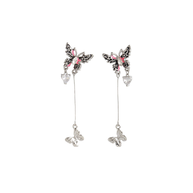 Butterfly Metaphysics Tassel Earrings