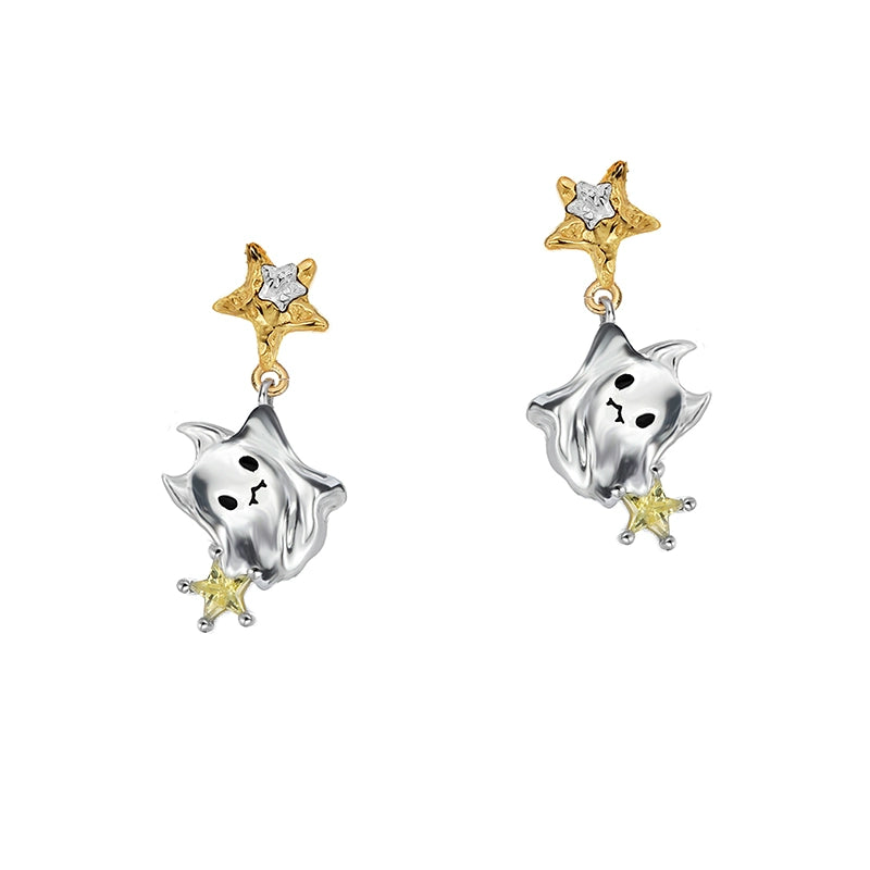 Carnival Party Devil Star Earrings 02