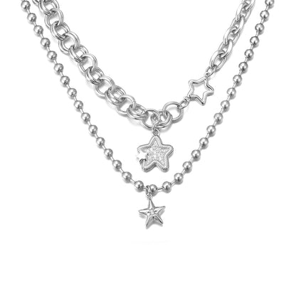 Antenna Star Twin Necklace