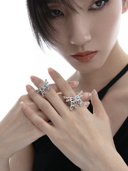 Bone Butterfly Ring