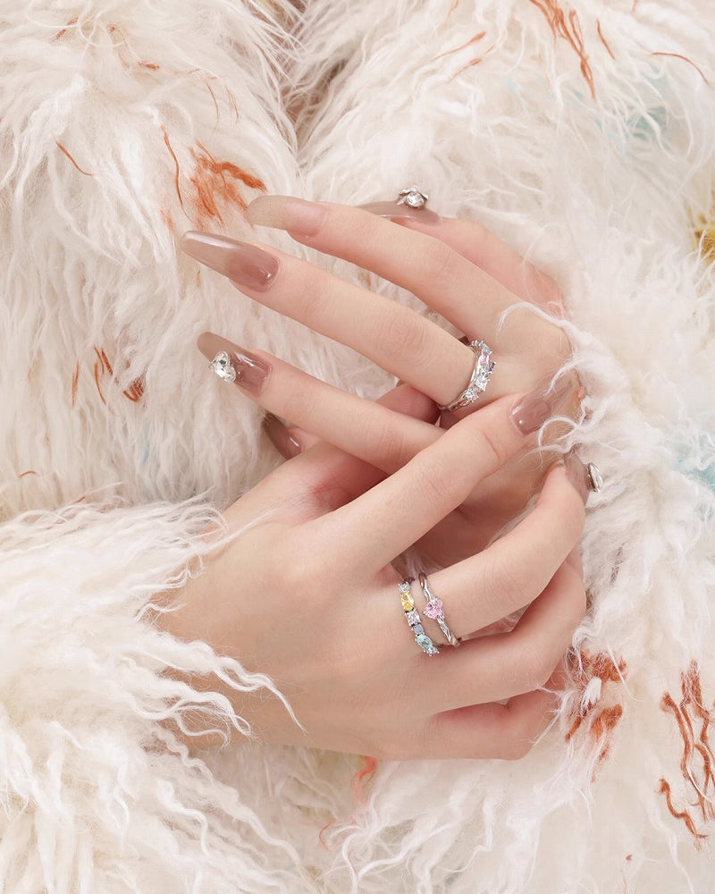 Soft Candy Double Ring