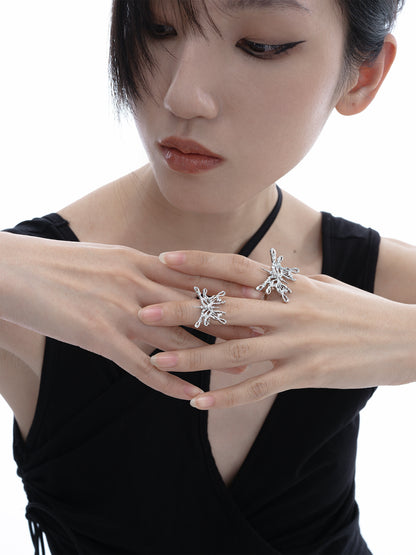 Bone Butterfly Ring