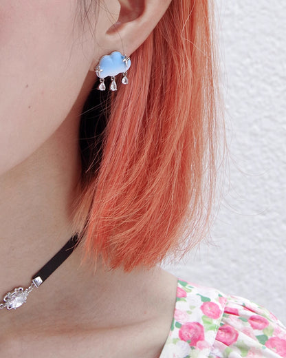 Blue Cloud Earrings