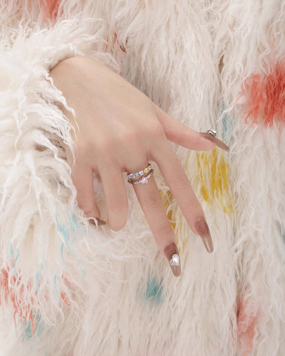 Soft Candy Double Ring