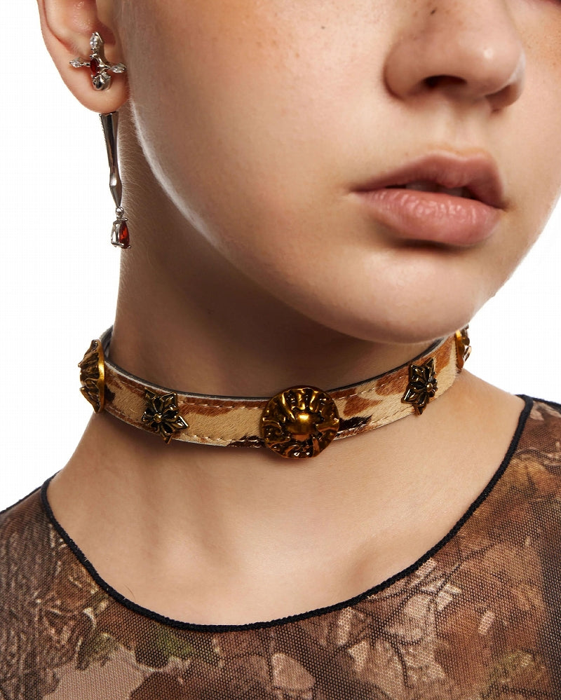 Dune Wasteland Sun Disk Choker